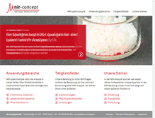 Tablet Screenshot of nir-concept.de
